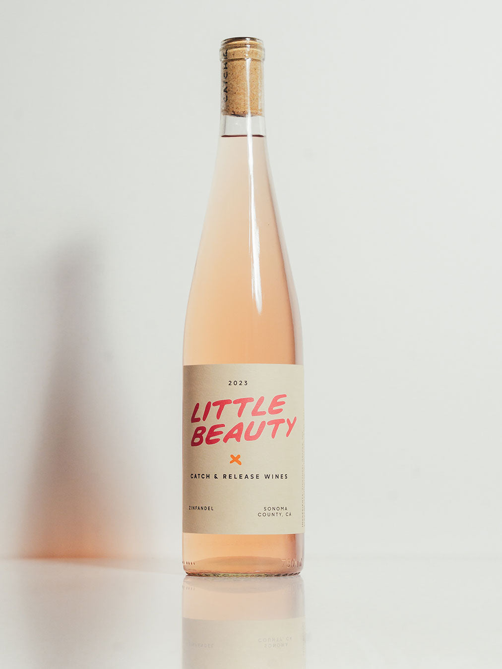 Catch & Release Wines 2023 Little Beauty Rosé, made from organic Zinfandel.