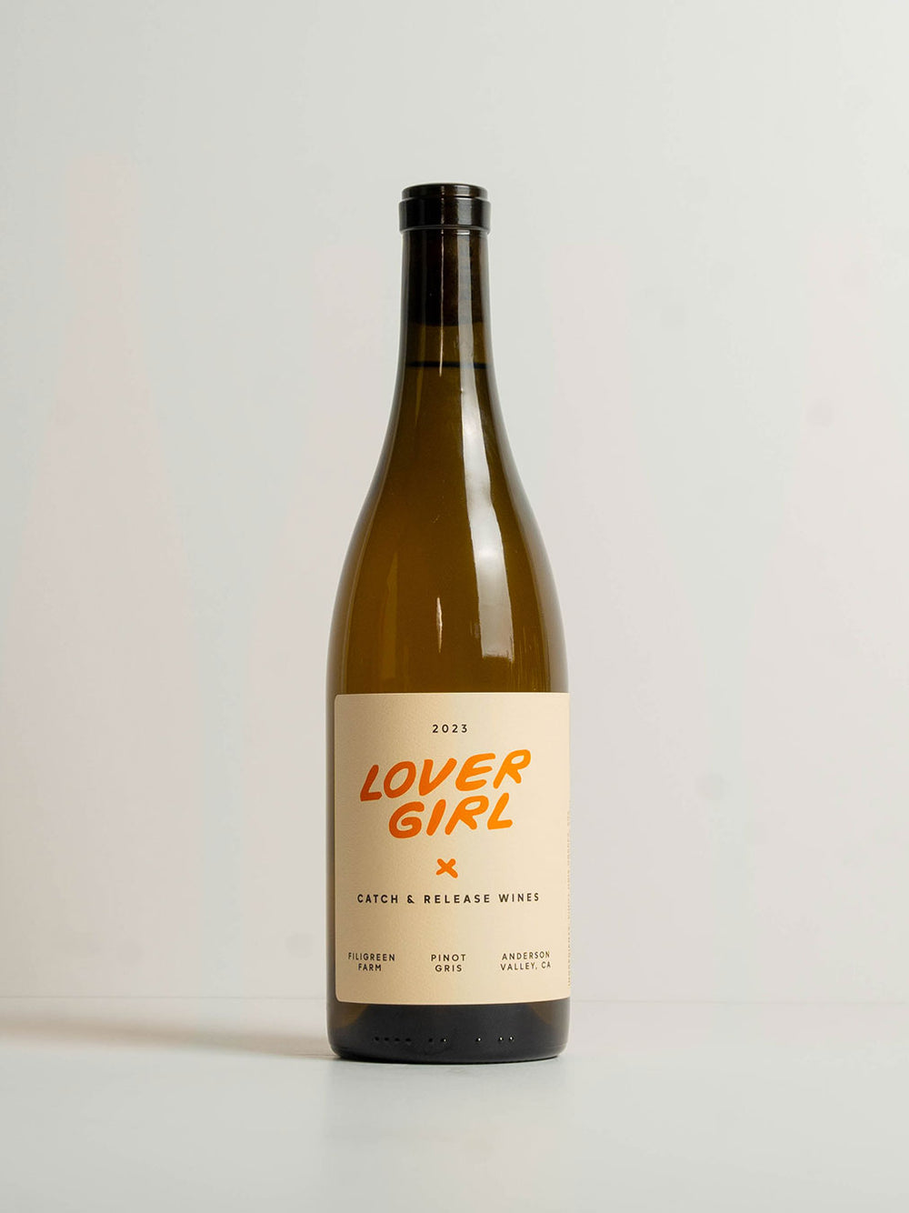 Catch & Release Natural Wine biodynamically farmed Pinot Gris bottle shot front