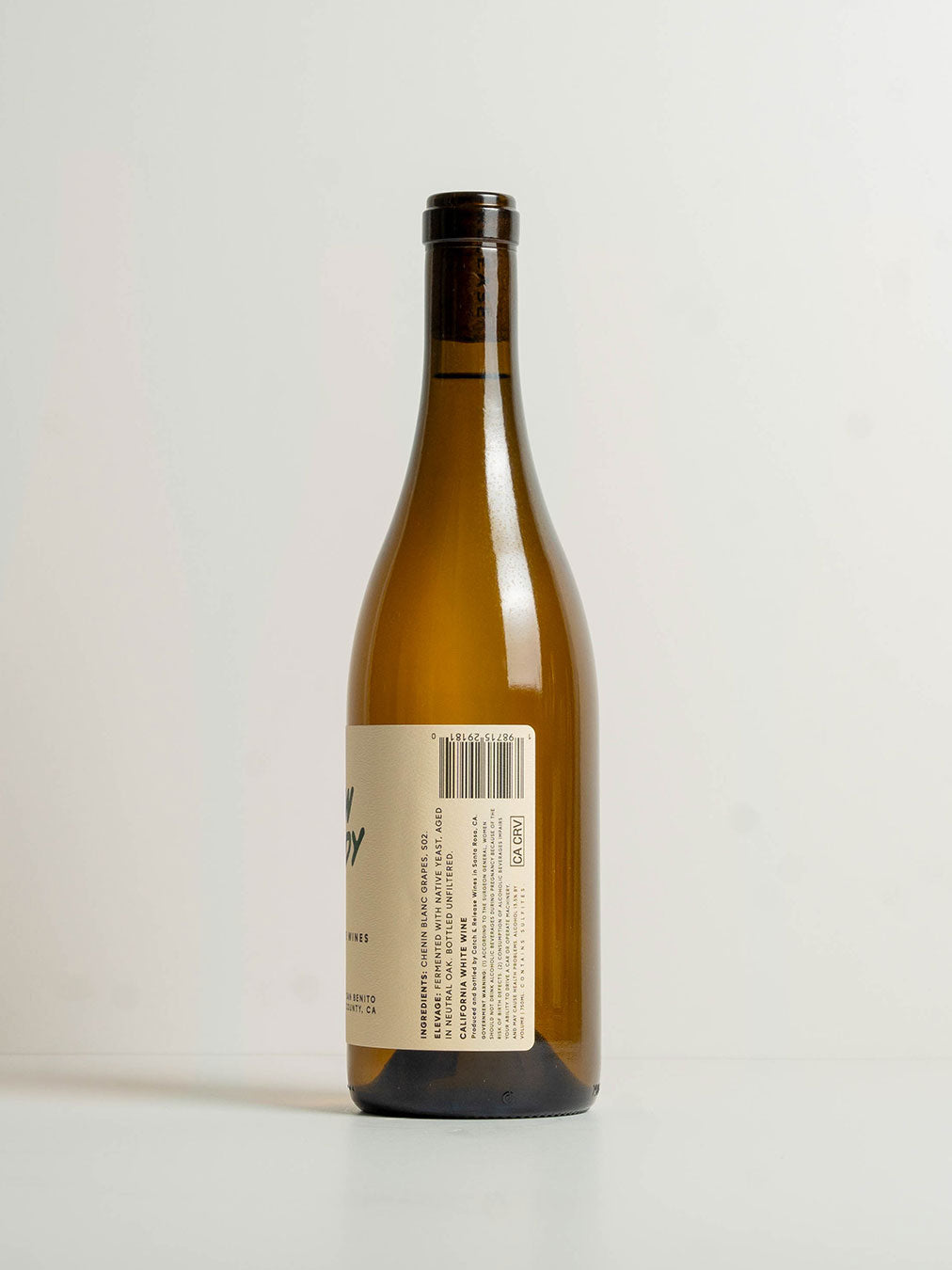 Catch & Release Natural Wine Slow Ready Chenin Blanc bottle shot back