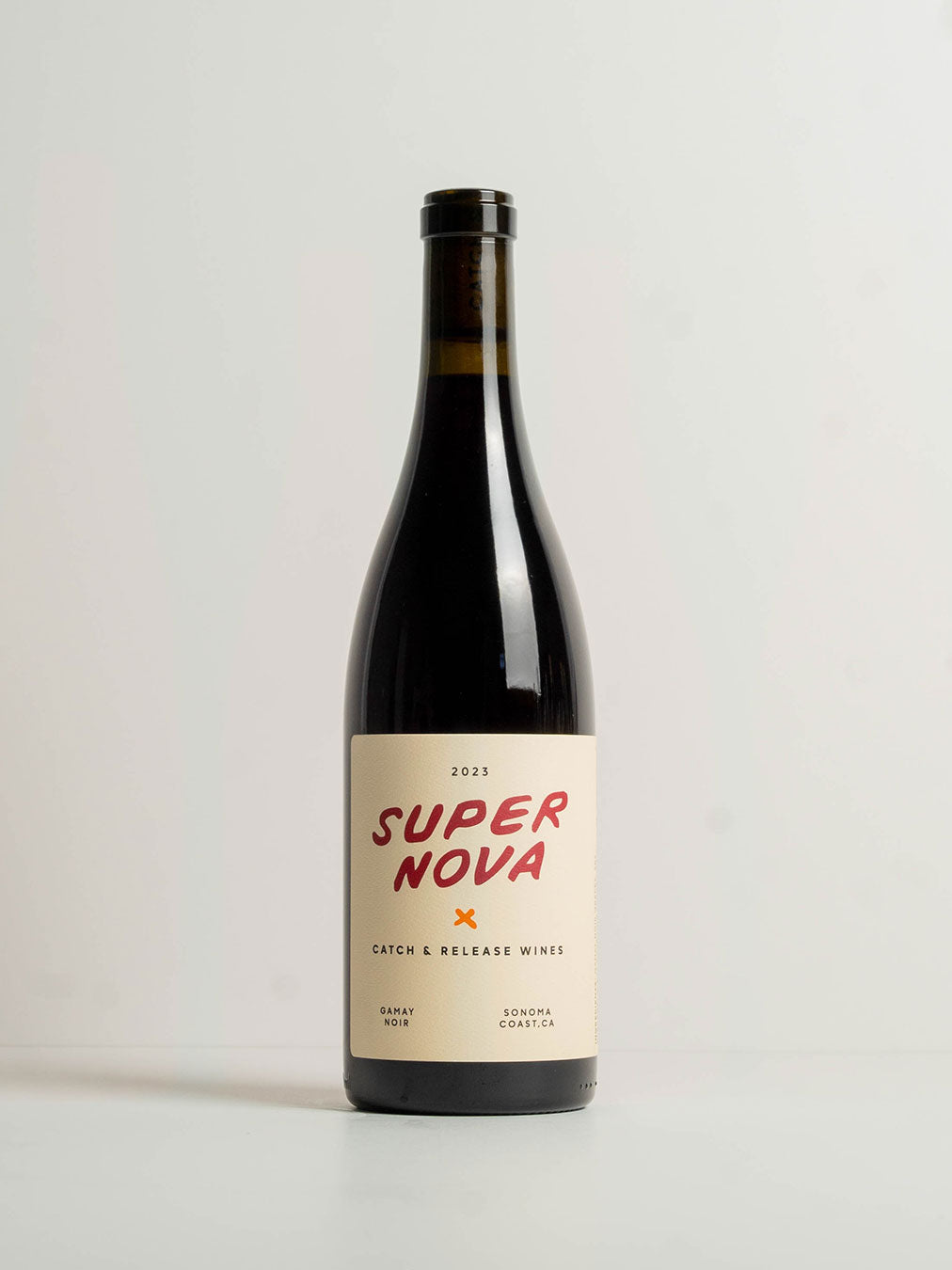 Catch & Release California Natural Wine Supernova Gamay bottle shot front